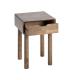 MESITA MARRÓN MADERA 40 X 40 X 55 CM