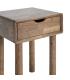 MESITA MARRÓN MADERA 40 X 40 X 55 CM