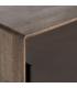 MUEBLE AUXILIAR MARRÓN MADERA-CRISTAL 80 X 38 X 70 CM