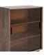 VITRINA MARRÓN MADERA-CRISTAL 70 X 40 X 100 CM