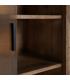 VITRINA MARRÓN MADERA-CRISTAL 70 X 40 X 100 CM