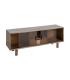 MUEBLE TV MARRÓN MADERA-CRISTAL 150 X 40 X 55 CM
