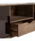 MUEBLE TV MARRÓN MADERA-CRISTAL 150 X 40 X 55 CM