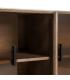 APARADOR MARRÓN MADERA-CRISTAL 160 X 46 X 80 CM