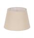 PANTALLA BEIGE TEJIDO ILUMINACIÓN 25 X 25 X 18 CM