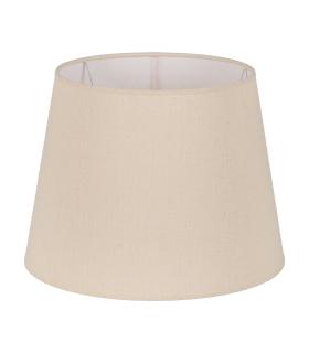 PANTALLA BEIGE TEJIDO ILUMINACIÓN 40 X 40 X 30 CM
