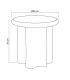 MESA AUXILIAR LACADO CREMA DM SALÓN 50 X 50 X 50 CM