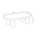 MESA CENTRO LACADO CREMA DM SALÓN 118 X 68 X 37 CM