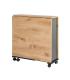 MESA PLEGABLE PLEGABLE NEGRO-NATURAL 148 X 71 X 74 CM