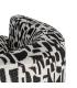 SILLÓN GIRATORIO NEGRO-BLANCO 73 X 80 X 73 CM