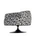 SILLÓN GIRATORIO NEGRO-BLANCO 73 X 80 X 73 CM