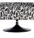 SILLÓN GIRATORIO NEGRO-BLANCO 73 X 80 X 73 CM