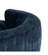 SILLÓN GIRATORIO AZUL TEJIDO-METAL 73 X 80 X 73 CM