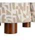 SILLÓN ESTAMPADO CREMA-BEIGE 73 X 82 X 70 CM