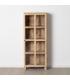 VITRINA BLANCO ROZADO MADERA DE MANGO 60 X 35,50 X 157,50 CM