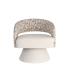 SILLÓN GIRATORIO CREMA-BEIGE 71 X 68 X 72 CM