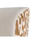 SILLÓN BITEJIDO CREMA-OCRE TEJIDO-MADERA 73 X 68 X 74 CM