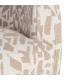 SILLÓN GIRATORIO CREMA-BEIGE 73 X 80 X 73 CM