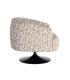 SILLÓN GIRATORIO CREMA-BEIGE 73 X 80 X 73 CM