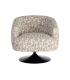 SILLÓN GIRATORIO CREMA-BEIGE 73 X 80 X 73 CM