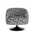 SILLÓN GIRATORIO NEGRO-BLANCO 73 X 80 X 73 CM