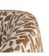 SILLÓN ESTAMPADO CREMA-OCRE TEJIDO-METAL 73 X 82 X 70 CM