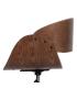 SILLA RUEDAS BEIGE-MARRÓN TEJIDO-MADERA 59 X 64 X 88 CM