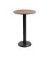 MESA ALTA NATURAL METAL-MADERA 65 X 65 X 100 CM