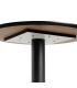 MESA ALTA NATURAL METAL-MADERA 65 X 65 X 100 CM