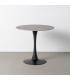 MESA REDONDA PIEDRA SINTERIZADA CONTRACT 80 X 80 X 75 CM