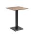 MESA ALTA NATURAL METAL-MADERA CONTRACT 68 X 68 X 100 CM