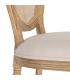 SILLA NATURAL-BLANCO MADERA-RATÁN SALÓN 44 X 46 X 95 CM