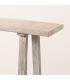 CONSOLA BLANCO ROZADO MADERA DE SUAR 210 X 40 X 80 CM