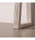 CONSOLA BLANCO ROZADO MADERA DE SUAR 210 X 40 X 80 CM