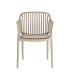 SILLA APILABLE POLIPROPILENO EXTERIOR 55 X 61 X 80 CM