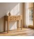 CONSOLA NATURAL MADERA MINDI ENTRADA 85 X 26 X 85 CM
