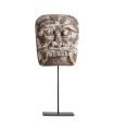 Figura étnica de madera tropical marrón 40 cm
