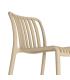 TABURETE BEIGE POLIPROPILENO EXTERIOR 52 X 50 X 101 CM