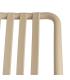 TABURETE BEIGE POLIPROPILENO EXTERIOR 52 X 50 X 101 CM