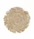 The Fringe Raffia Placemat Round - Natural