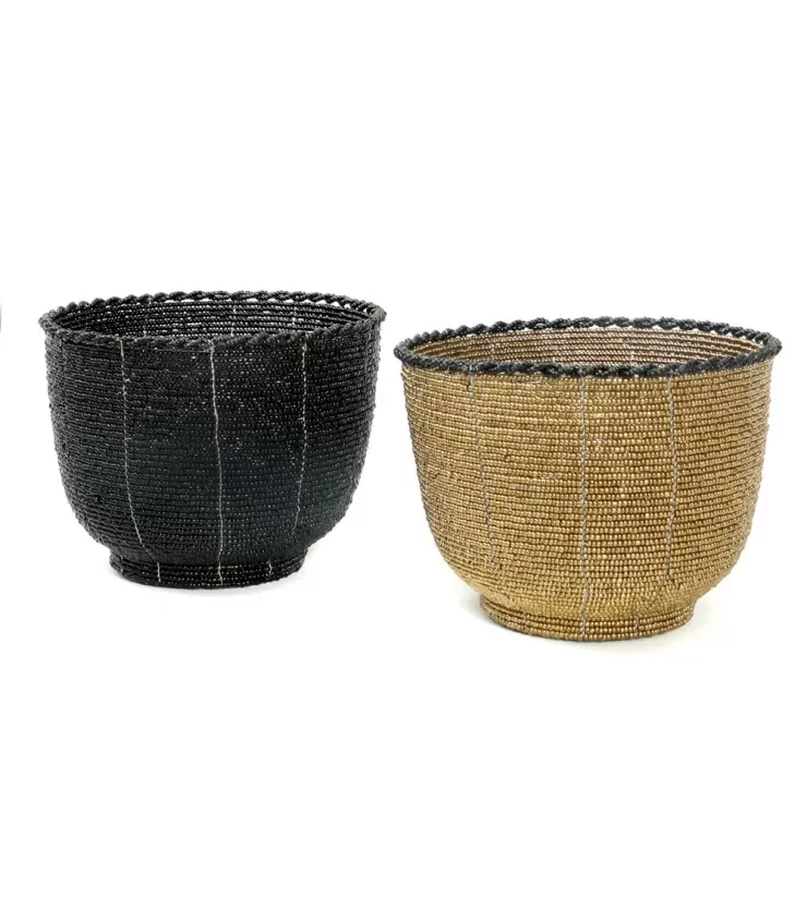 The Beaded Candy Bowl - Black - M