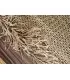 La alfombra con flecos de rafia - natural - 180x240