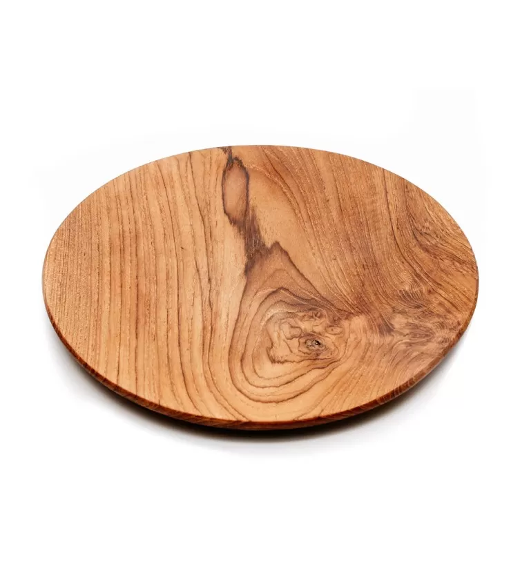The Teak Root Round Plate - L