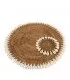 The Colonial Shell Placemat - Natural Brown