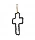 A cruz de madeira - preto
