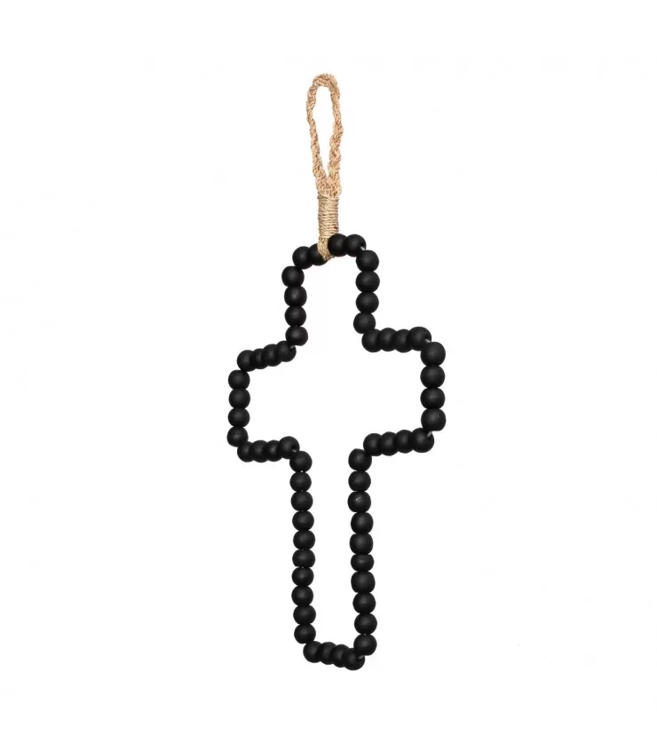 La cruz de madera - negro