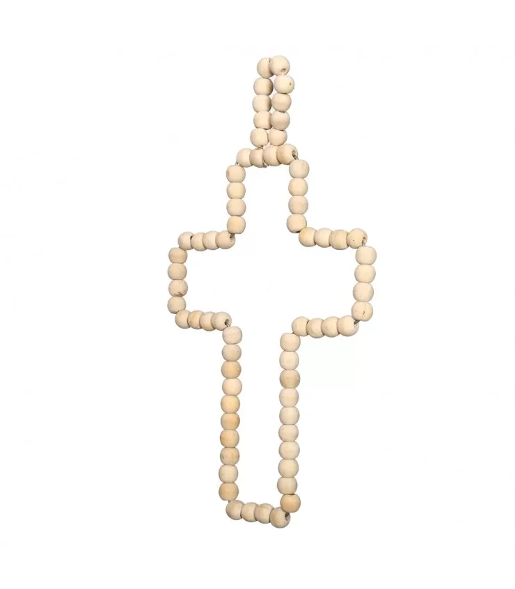 A cruz de madeira - natural
