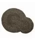 La alfombra de Seagrass - Negro Natural - 200