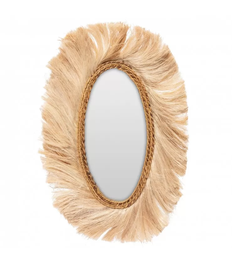 The Oval Sunrise Mirror - Natural - M