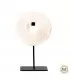 The Marble Disc on Stand - White - L